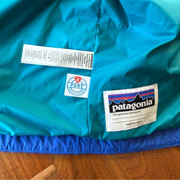 NWOT Patagonia Boys’ Nano Puff Brick Quilted Jacket XL (14) in Passage Blue - Picture 8 of 9